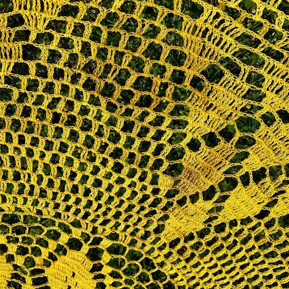 Crochet table cloth